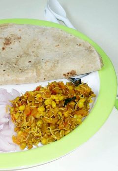 sprouted methi seeds curry