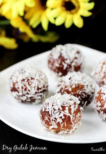 Dry gulab jamun recipe | Bread gulab jamun recipe