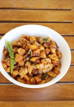 aratikaya vepudu recipe