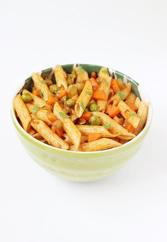 Masala pasta recipe | Macaroni recipe for kids | Indian style pasta recipe