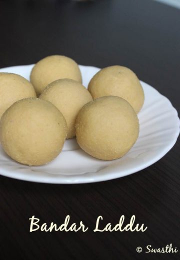 bandar laddu recipe