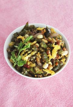 bendakaya palli fry recipe