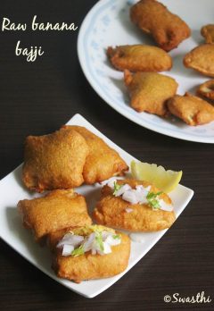 aratikaya bajji recipe