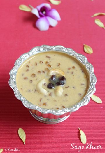 javvarisi , sagubiyyam payasam