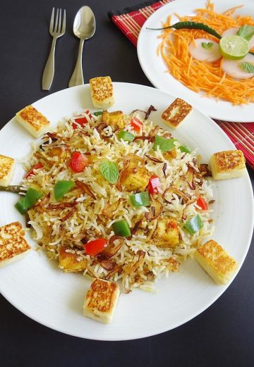 Paneer biryani recipe | How to make paneer biryani recipe