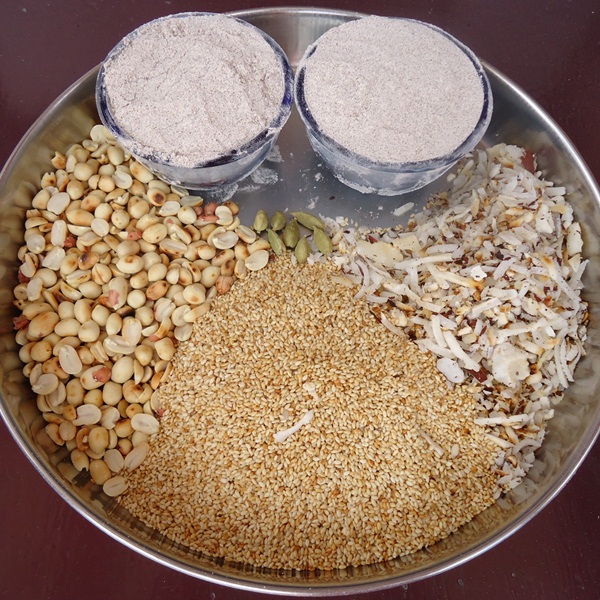 Ragi Laddu Recipe Using Jaggery (Finger Millet Flour Balls)