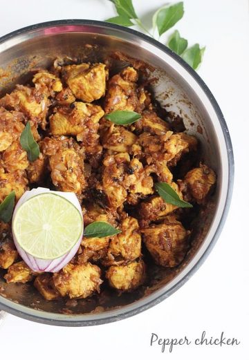 Pepper chicken recipe | How to make pepper chicken recipe