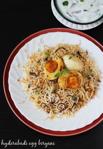 Hyderabadi egg biryani recipe | egg dum biryani | anda biryani