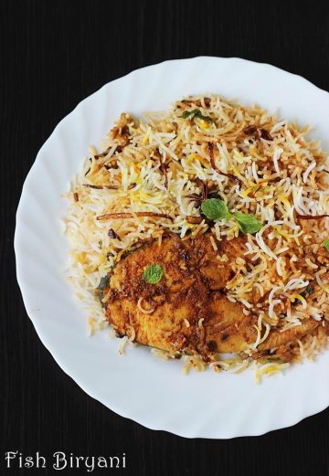 Fish biryani recipe | How to make fish biryani | Fish dum biryani recipe