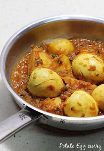 aloo egg curry - potato egg curry recipe