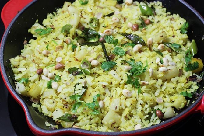 Poha Recipe How To Make Kanda Batata Poha For Breakfast Snack