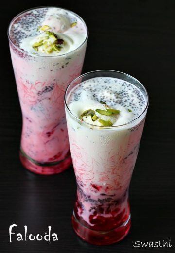 Falooda recipe | How to make falooda ice cream | Faluda recipe video
