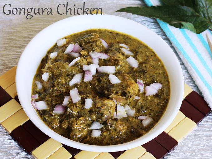 Gongura Chicken Recipe How To Make Gongura Chicken Recipe Cart