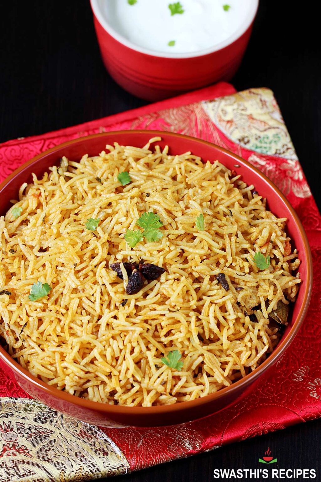 Biryani Rice Recipe Kuska Rice Swasthi S Recipes