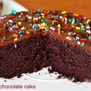 Eggless chocolate cake recipe | Moist and soft chocolate cake recipe