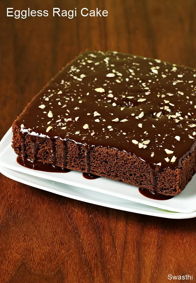 eggless ragi cake