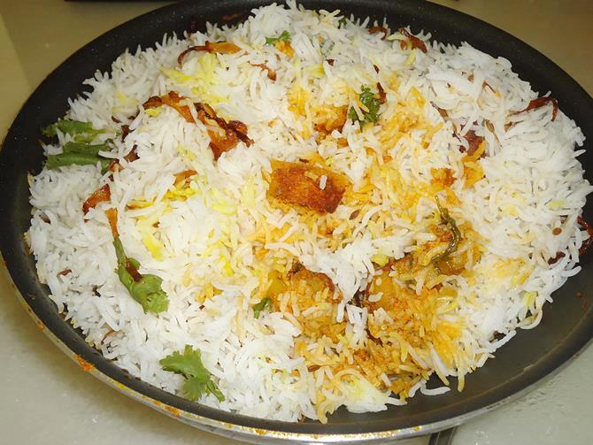 Chicken potato biryani recipe