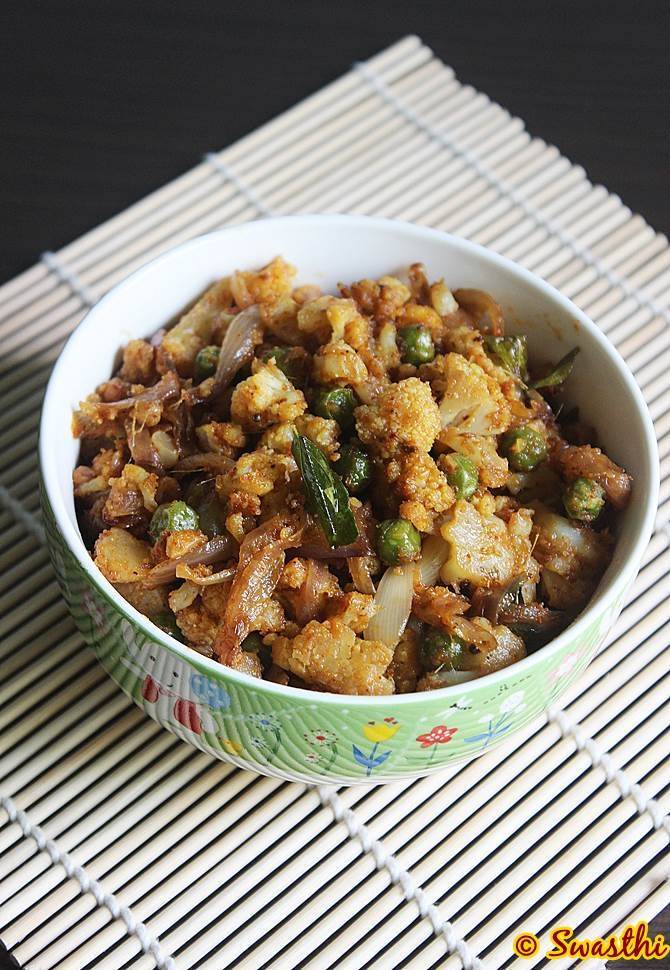 gobi kheema recipe | minced cauliflower | cauliflower recipes