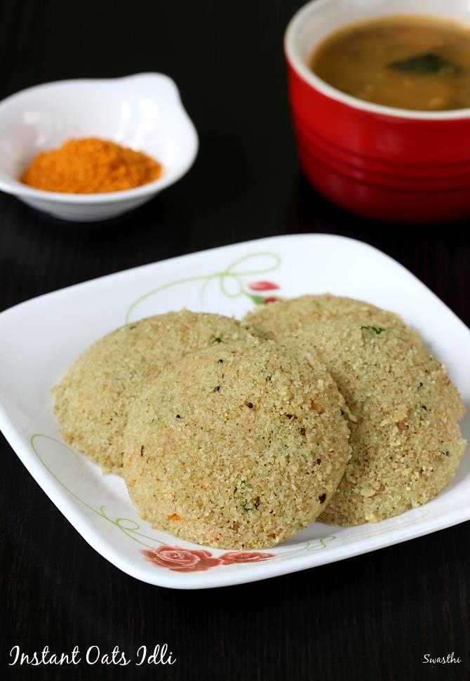 Oats idli recipe  Oatmeal idli    Swasthi s Recipes - 95