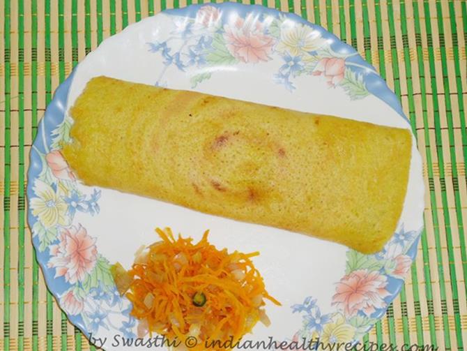 Chana Dosa  Chickpea Crepes    Swasthi s Recipes - 60