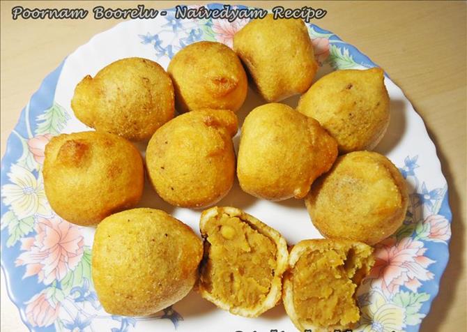 indian recipes yam Poornalu recipe naivedhyam  recipe  Boorelu navratri for