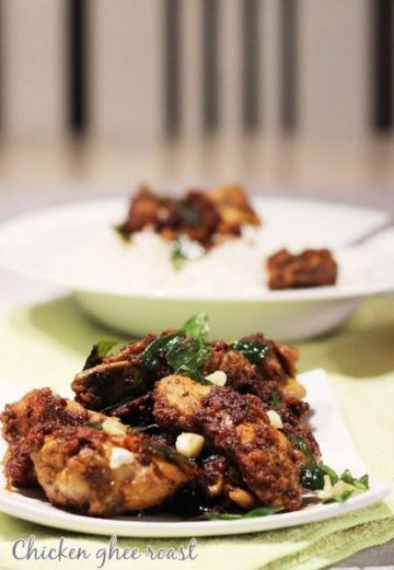 chicken ghee roast recipe | ghee roast chicken recipe