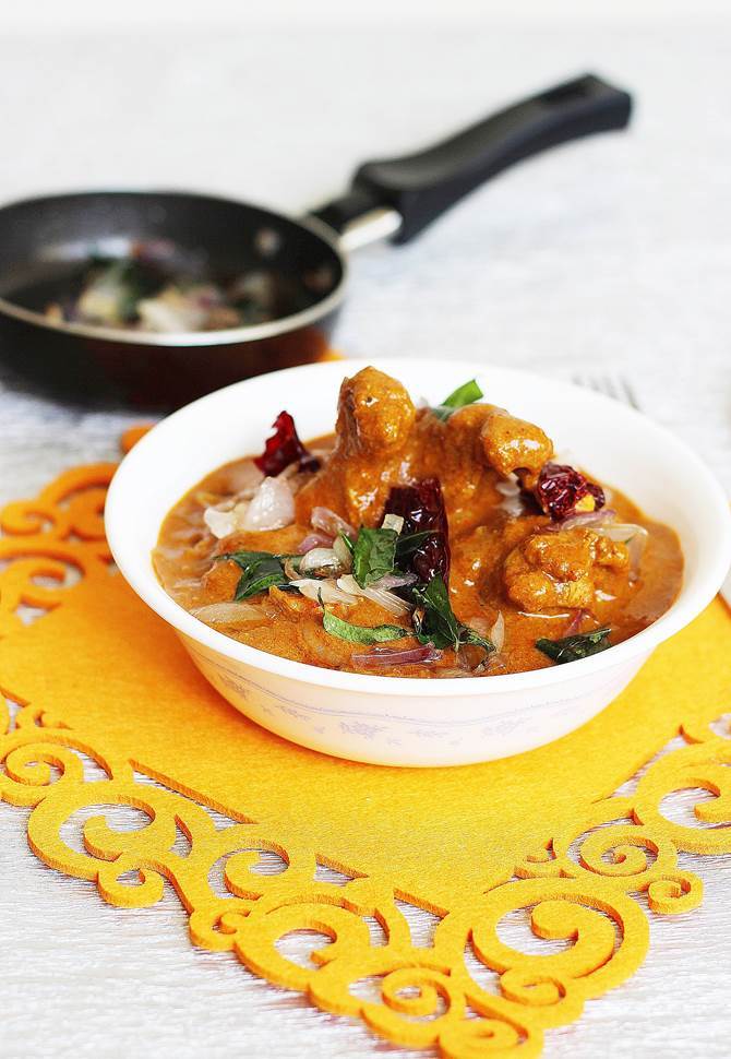 Kerala chicken curry | Nadan chicken curry with coconut milk