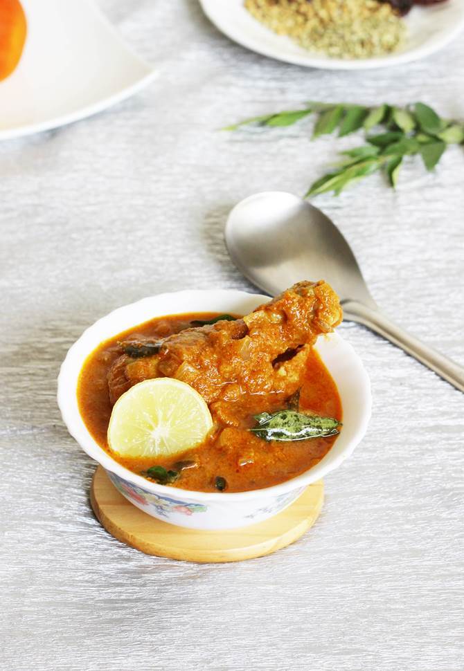 Chicken chettinad gravy recipe | Chettinad chicken curry recipe