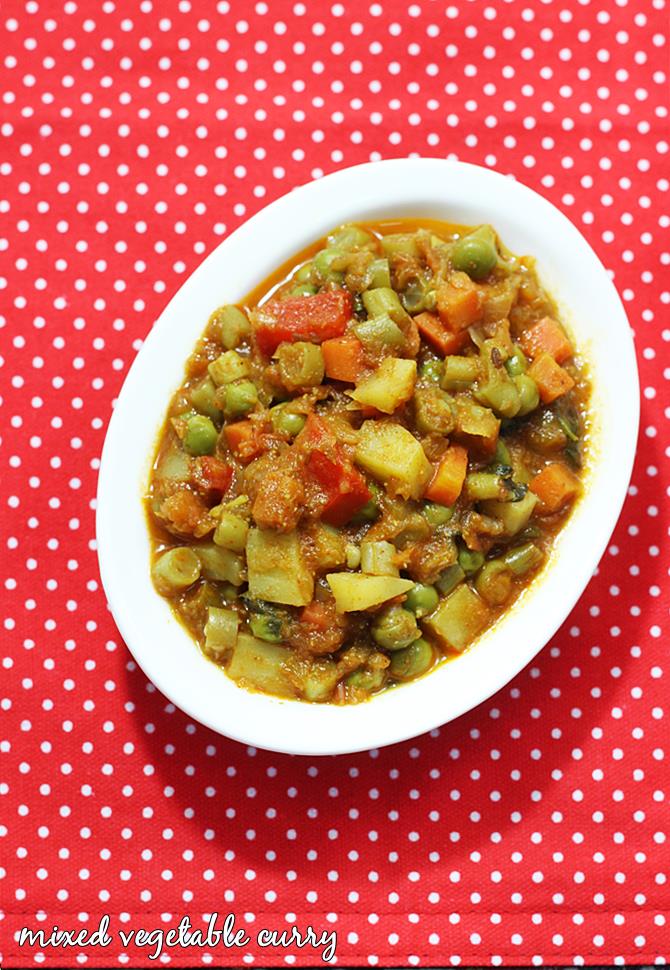 Mixed vegetable curry recipe for chapathi rice | Mix vegetable recipe