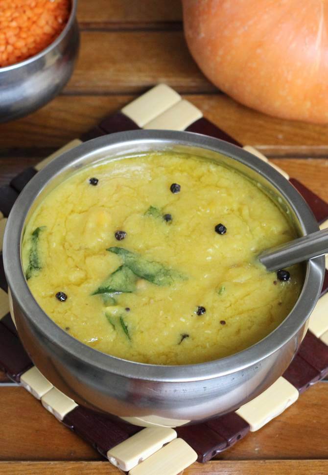 Pumpkin Dal Recipe   Swasthi s Recipes - 6