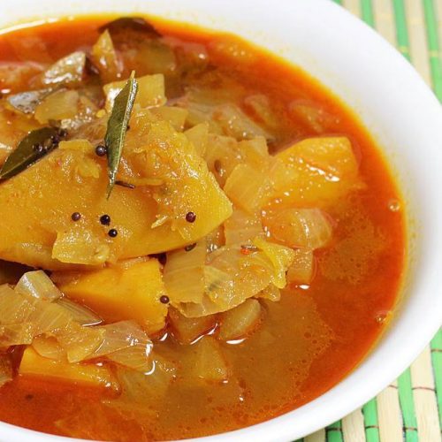 Gummadikaya Pulusu Pumpkin Pulusu Swasthi S Recipes