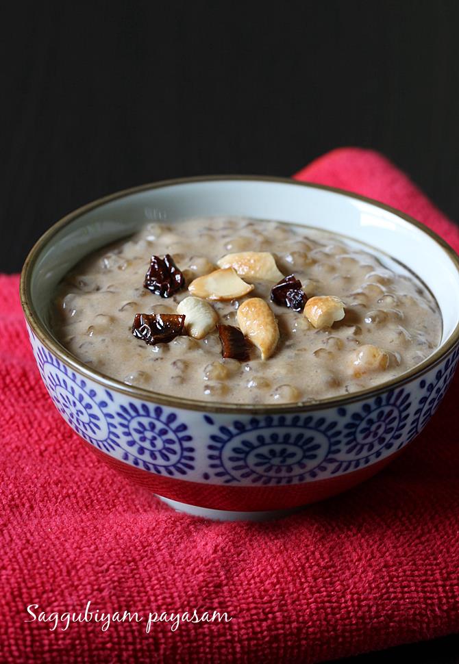 Saggubiyyam payasam   Swasthi s Recipes - 86