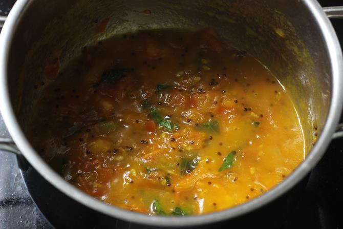 mushy tomatoes on how to make tomato rasam