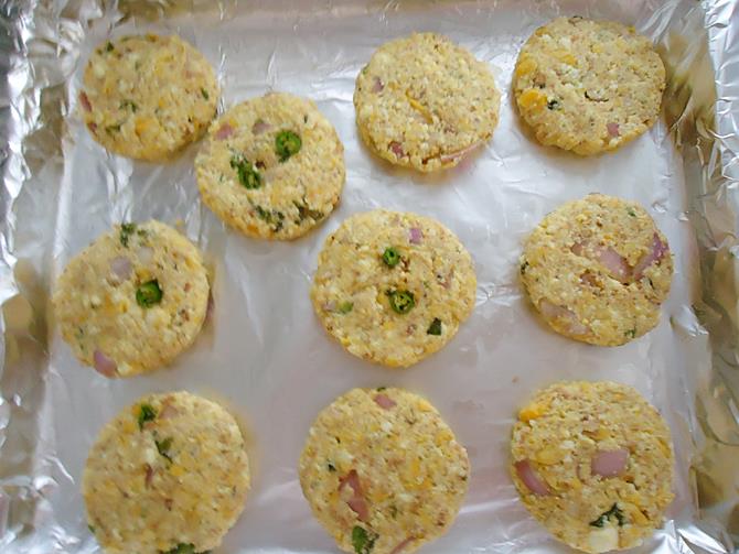 Paneer Cutlet  Paneer Tikki Snack    Swasthi s Recipes - 69