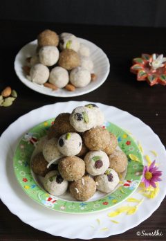 badam laddu, almond ladoo recipe