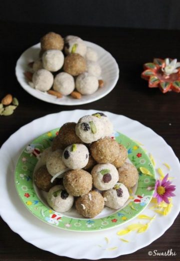 badam laddu, almond ladoo recipe