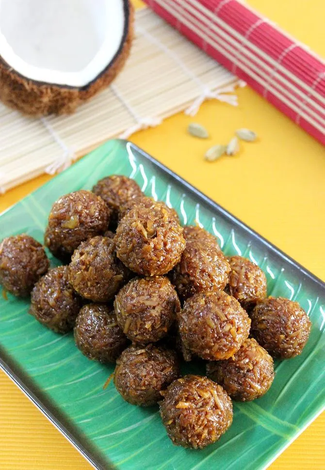 coconut laddu recipe with jaggery