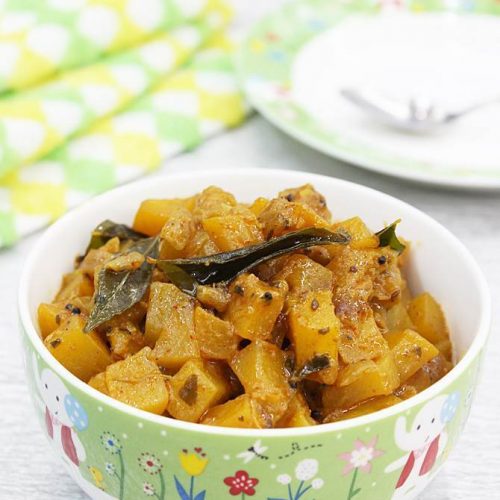 Pumpkin Masala Recipe – Gummadikaya Masala koora - Swasthi's Recipes