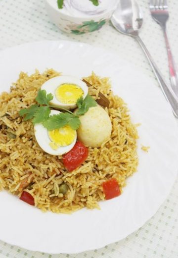 Egg biryani recipe | How to make easy egg biryani recipe
