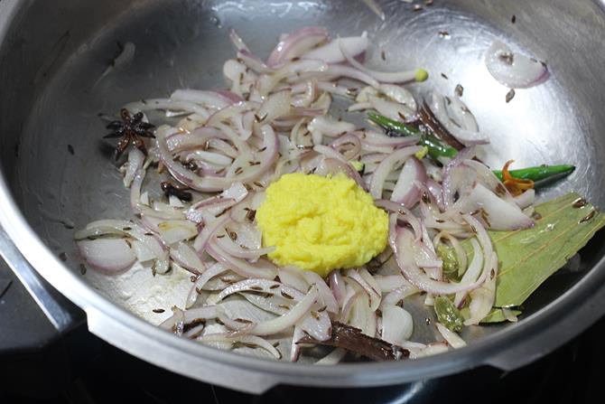 gengibre alho colar para paneer pulao receita