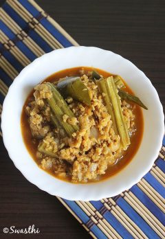 drumstick and soya kheema curry recipe
