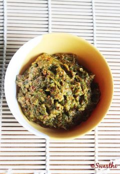 methi leaves chutney recipe
