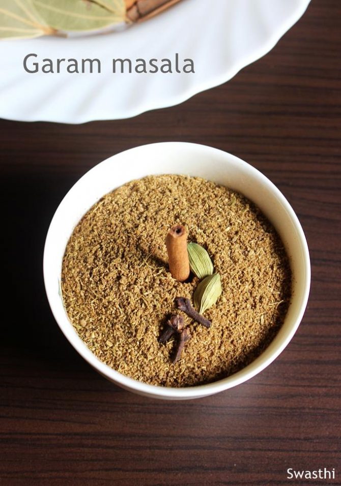 Garam masala recipe How to make garam masala Swasthi's Recipes