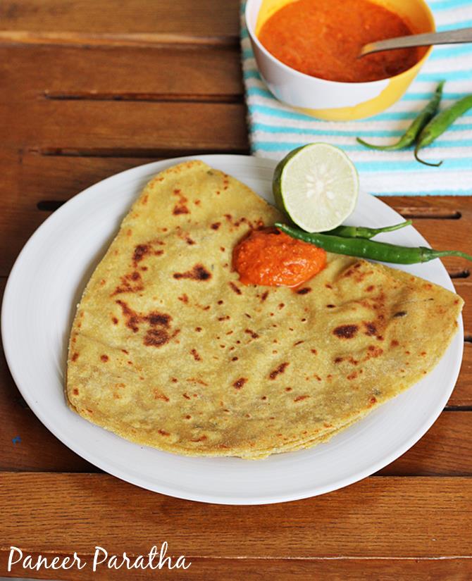 Paneer paratha recipe | How to make paneer paratha for kids & toddlers