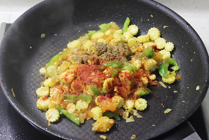Baby Corn Stir Fry Sabji   Swasthi s Recipes - 52
