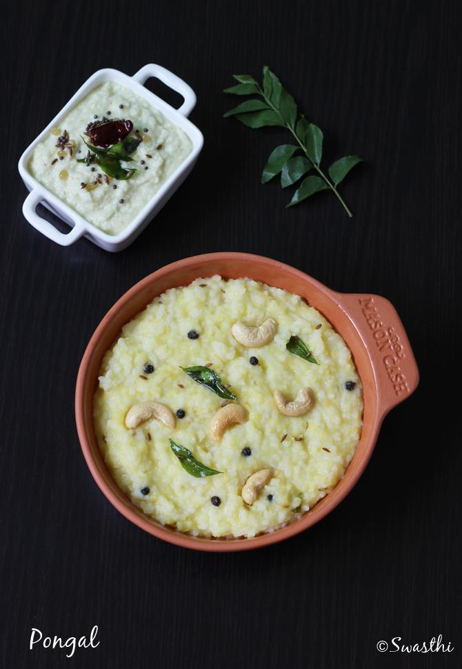 Ven pongal recipe How to make khara pongal recipe with Video