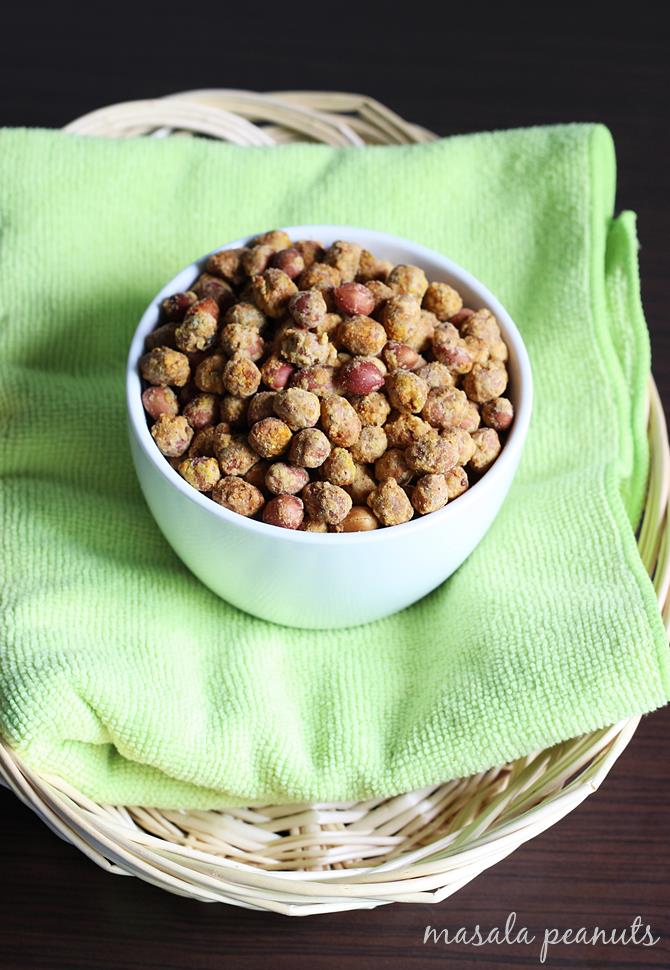 Peanut masala recipe   Crunchy roasted spicy peanuts - 48