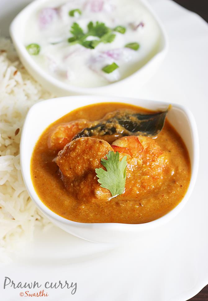 prawn curry swasthis recipes