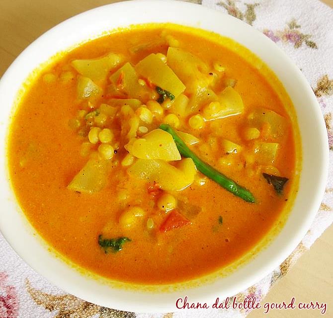 Bottle gourd curry recipe sorakkai poriyal bottle