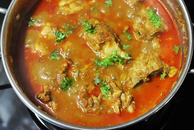 Chicken curry on the bone recipe